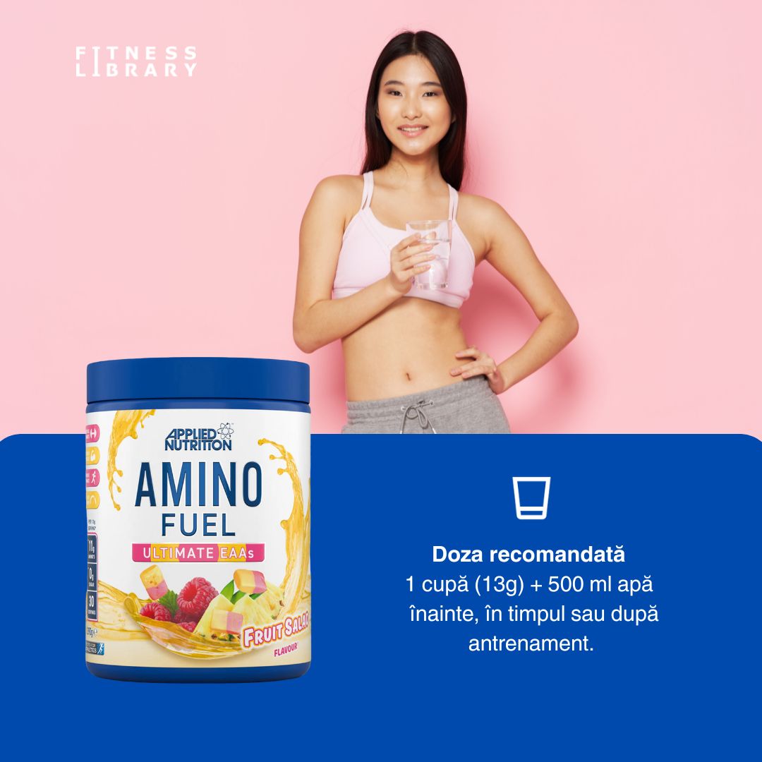 Performanță amplificată. Recuperare rapidă. Amino Fuel.