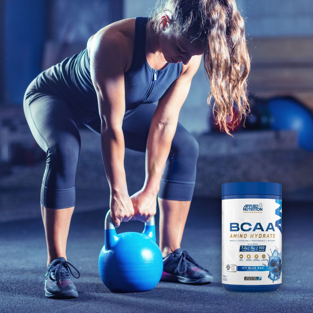 Recuperare musculară rapidă și hidratare cu BCAA Amino-Hydrate. Eliberează-ți puterea!