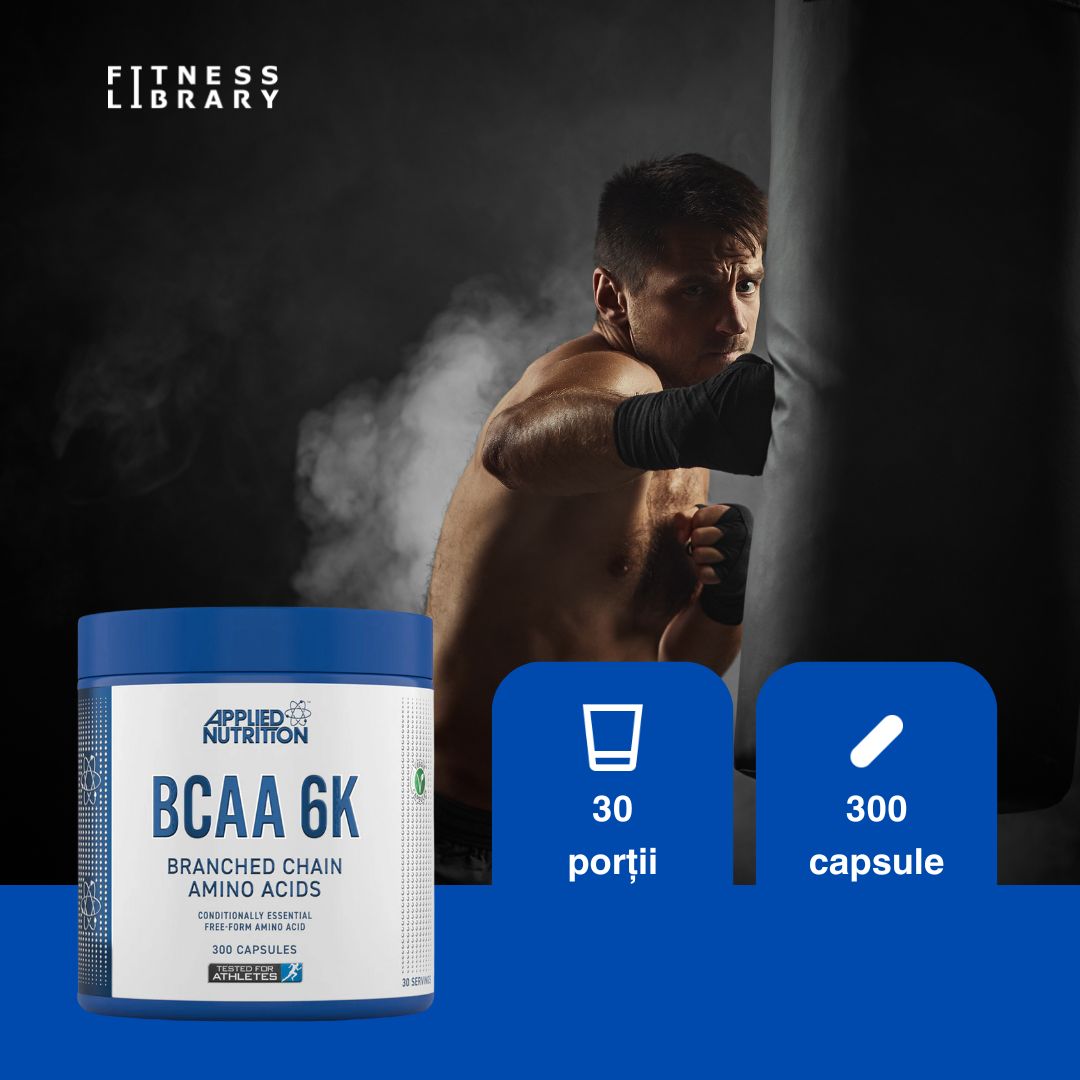 BCAA 6K: Recuperare rapidă, mușchi tonifiați, energie maximă.