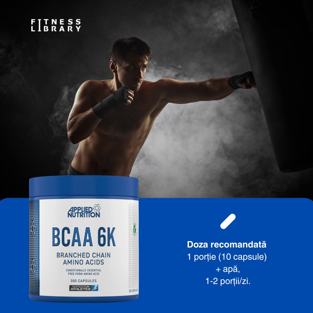 Recuperare rapidă cu BCAA 6K. Atinge potențialul maxim!