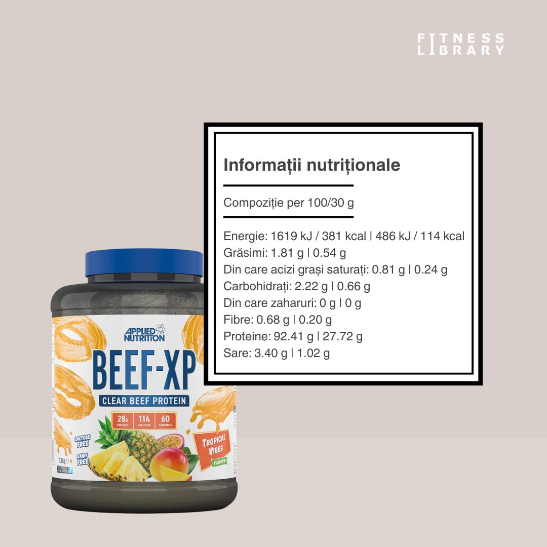 Proteina hidrolizată BEEF-XP: Recuperare musculară rapidă, performanță de vârf.