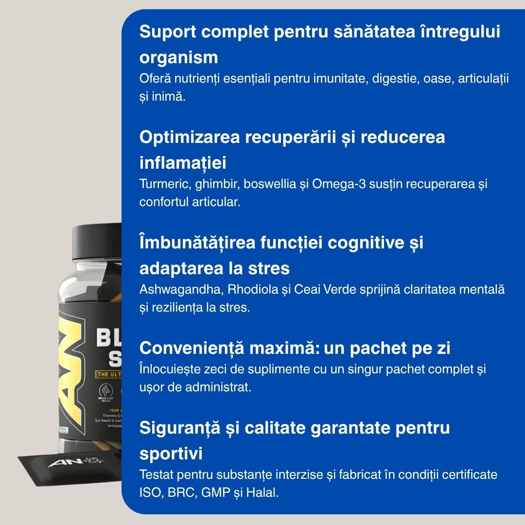 Black Stak: Putere maximă pentru o viață la maximum.