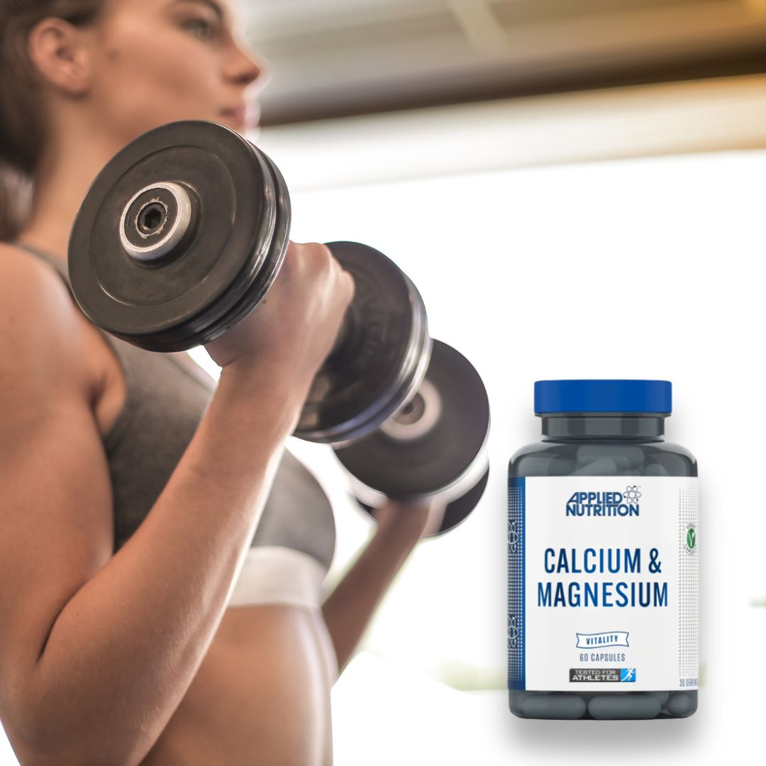 Oase puternice, mușchi suple cu Calciu și Magneziu de la Applied Nutrition. Trăiește vibrant!