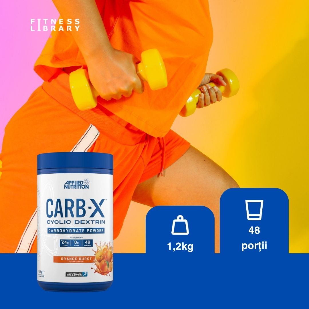 Energie constantă și recuperare rapidă cu Carb X. Performanță absolută cu dextrină ciclică și AstraGin®.