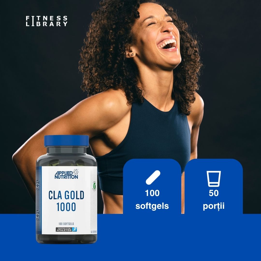 Siluetă ideală cu CLA Gold 1000. Performanță și încredere într-o capsulă.