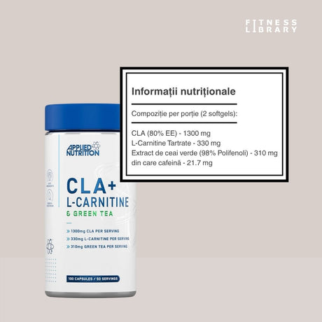 Siluetă de vis cu CLA, L-Carnitină și Ceai Verde. Energie vibrantă și încredere radiantă.
