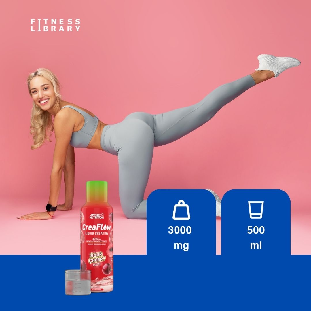 CreaFlow™: Creatină lichidă pură. Absorbție instantă, forță maximă.