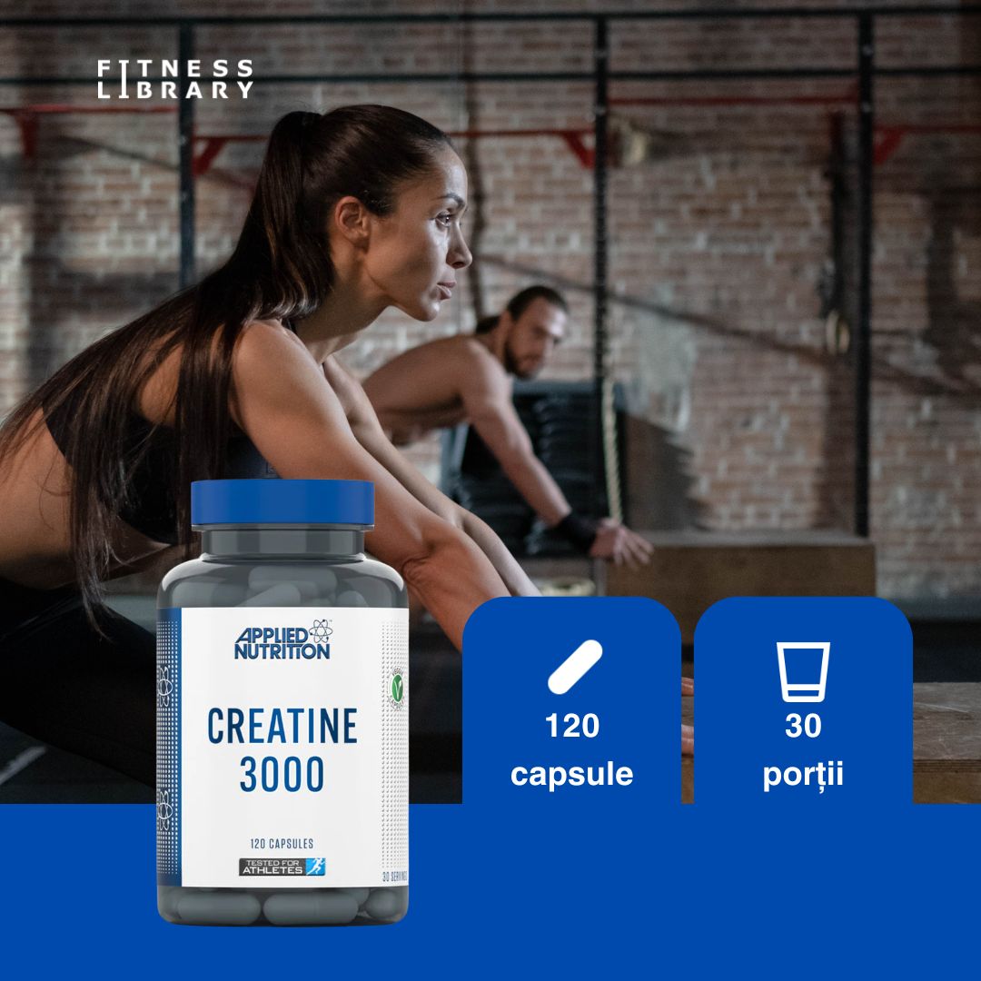 Creatină Monohidrat APPLIED NUTRITION: Performanță maximă, rezultate garantate.