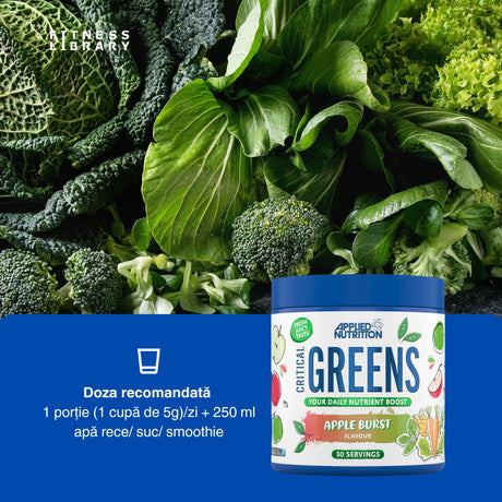 Energie pură și vitalitate radiantă cu Critical Greens.
