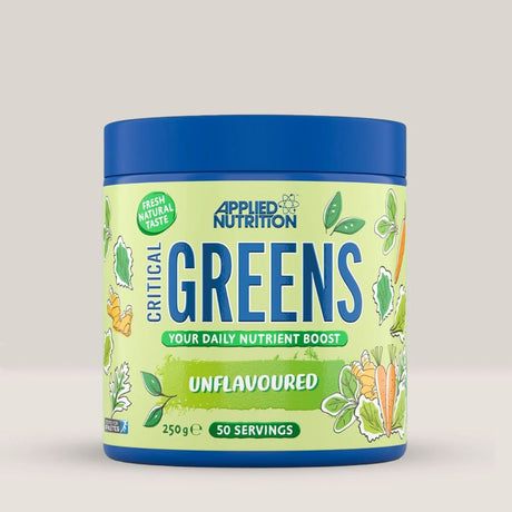Energie radiantă și echilibru interior cu Critical Greens de la Applied Nutrition.