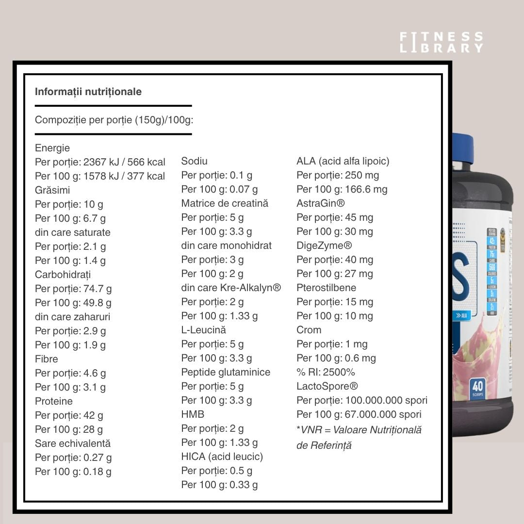 Creștere musculară de calitate cu Critical Mass de la Applied Nutrition. Performanță maximă, fără compromisuri.