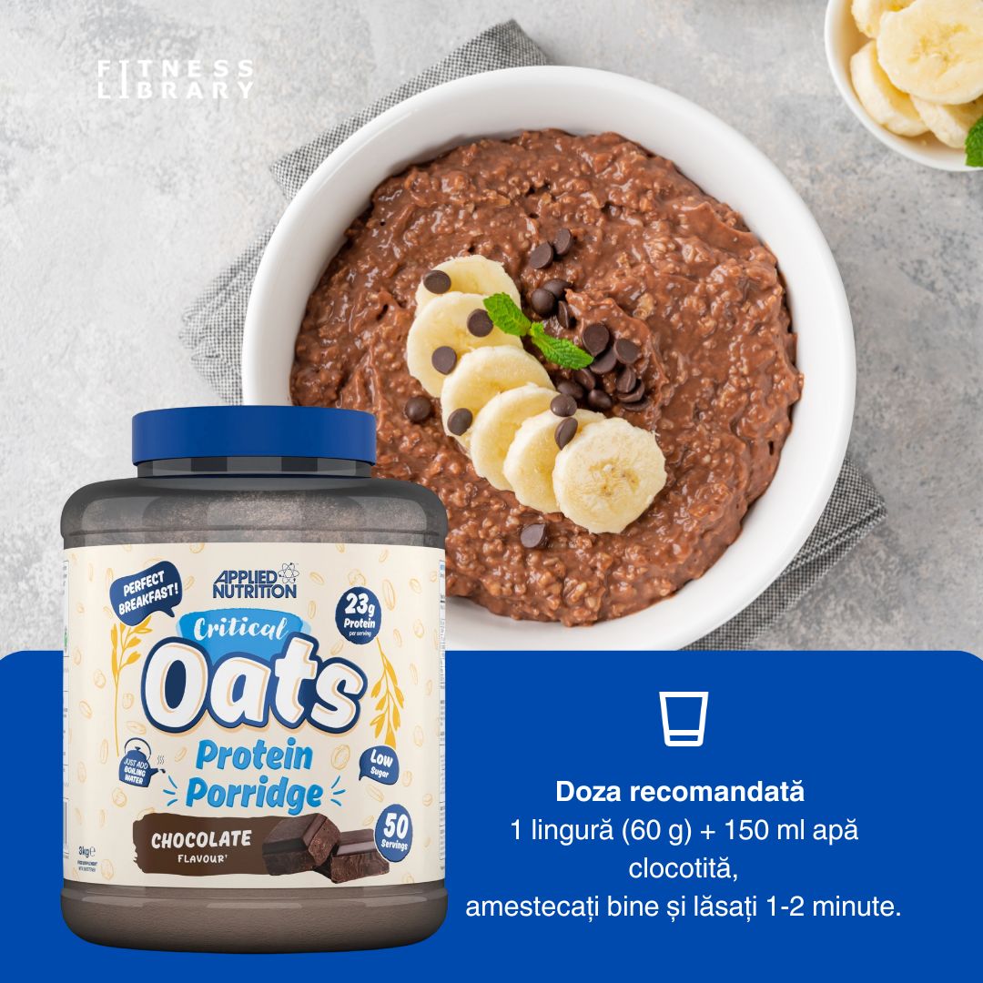 Terci proteic Critical Oats: Energie și forță pentru întreaga zi.