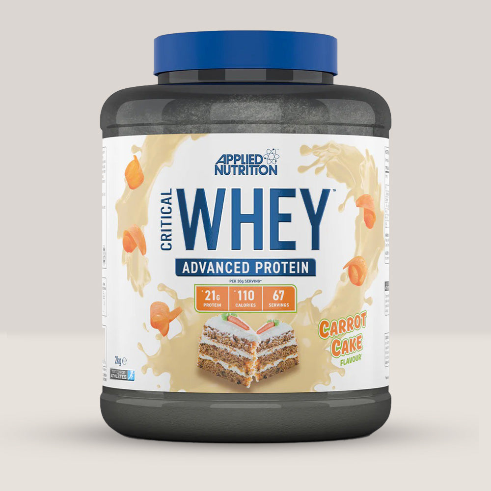 Proteină Whey Critical (Carrot Cake) - Performanță & Siluetă Ideală. Regenerare rapidă, rezultate maxime.