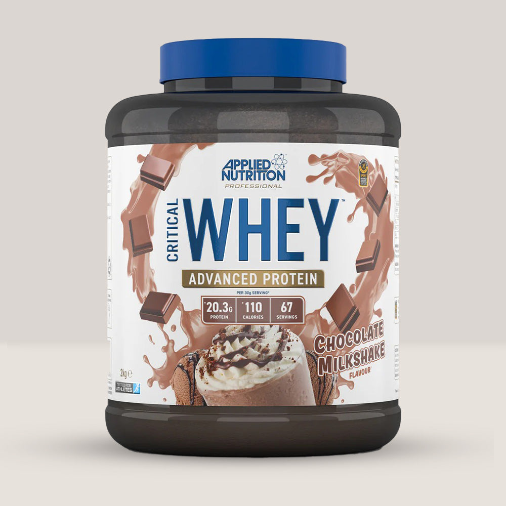 Recuperare completă cu Critical Whey Protein. Hrănește-ți ambiția și atinge-ți potențialul maxim.