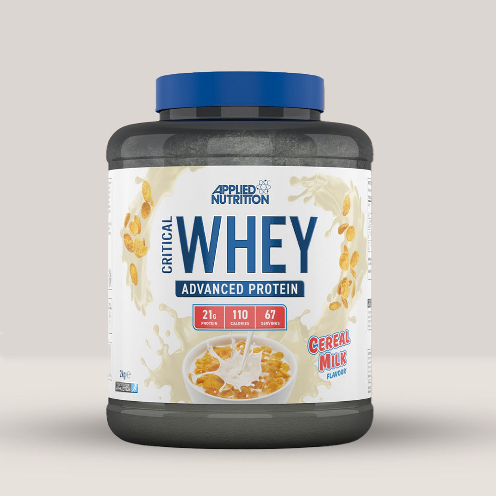 Proteină whey trifazică Critical Whey. Recuperare rapidă, creștere musculară armonioasă. Rezultate fitness palpabile.