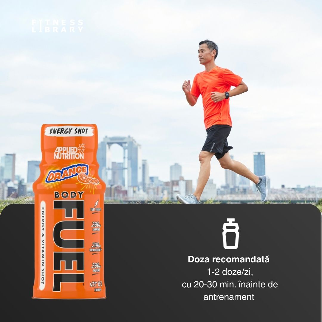 Energie pură și focus mental. Performanță maximă cu Body Fuel de la Applied Nutrition.