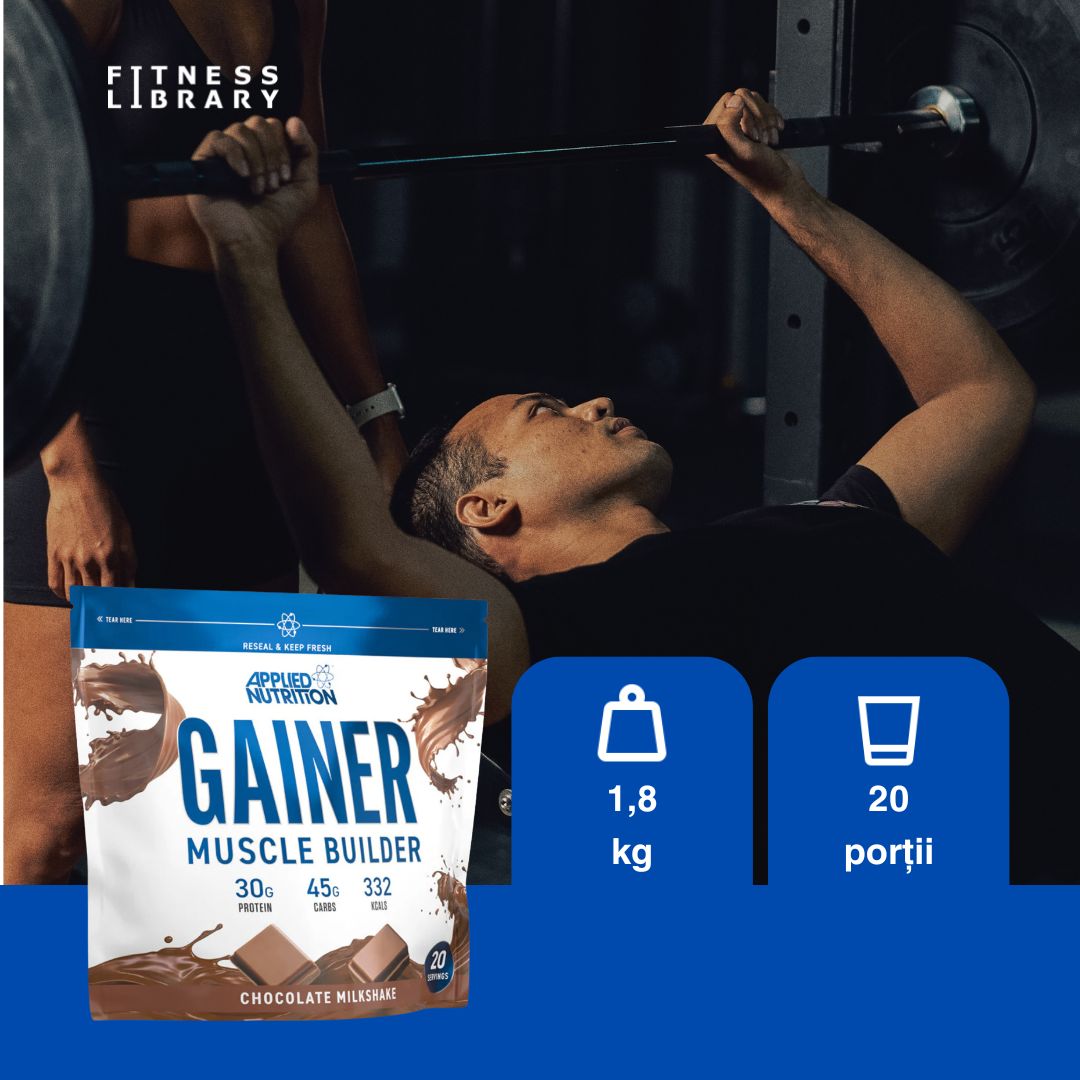 Siluetă ideală. Putere. Performanță. Gainer Muscle Builder.