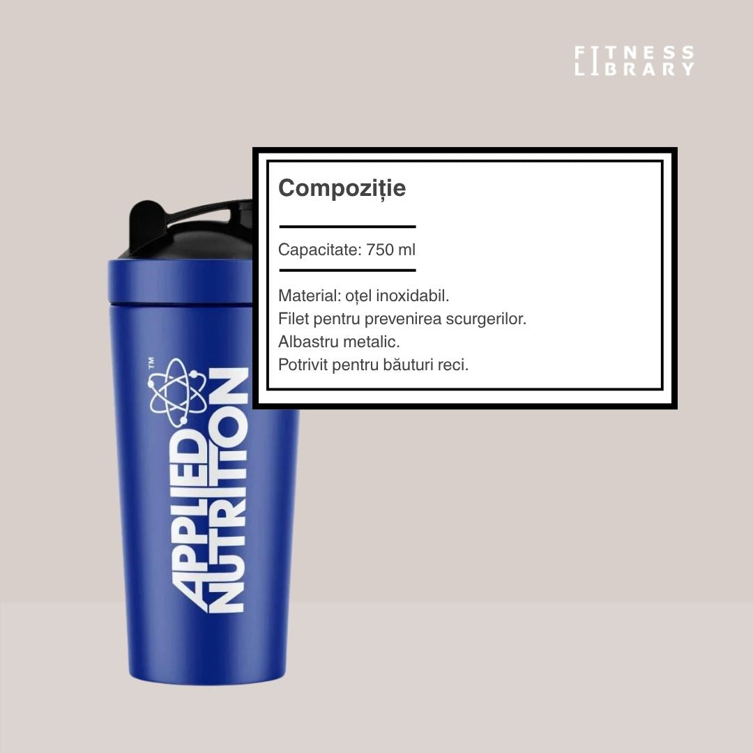 Shaker APPLIED NUTRITION: Stil, performanță și gust pur, oriunde.