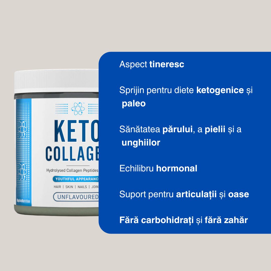 Colagen Keto: Piele radiantă, articulații suple, energie vibrantă. Trăiește din plin!
