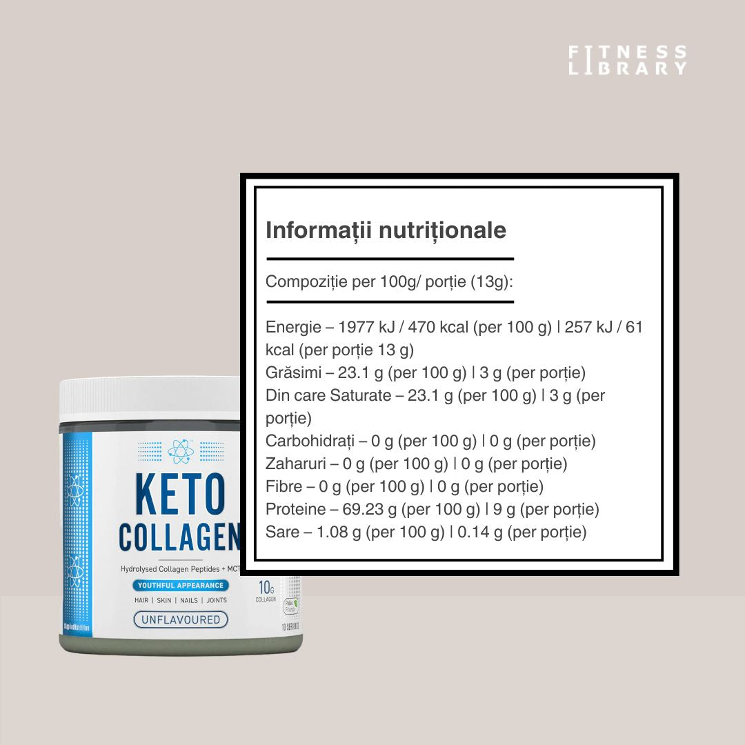 Colagen Keto - Piele radiantă, articulații suple, energie vibrantă.