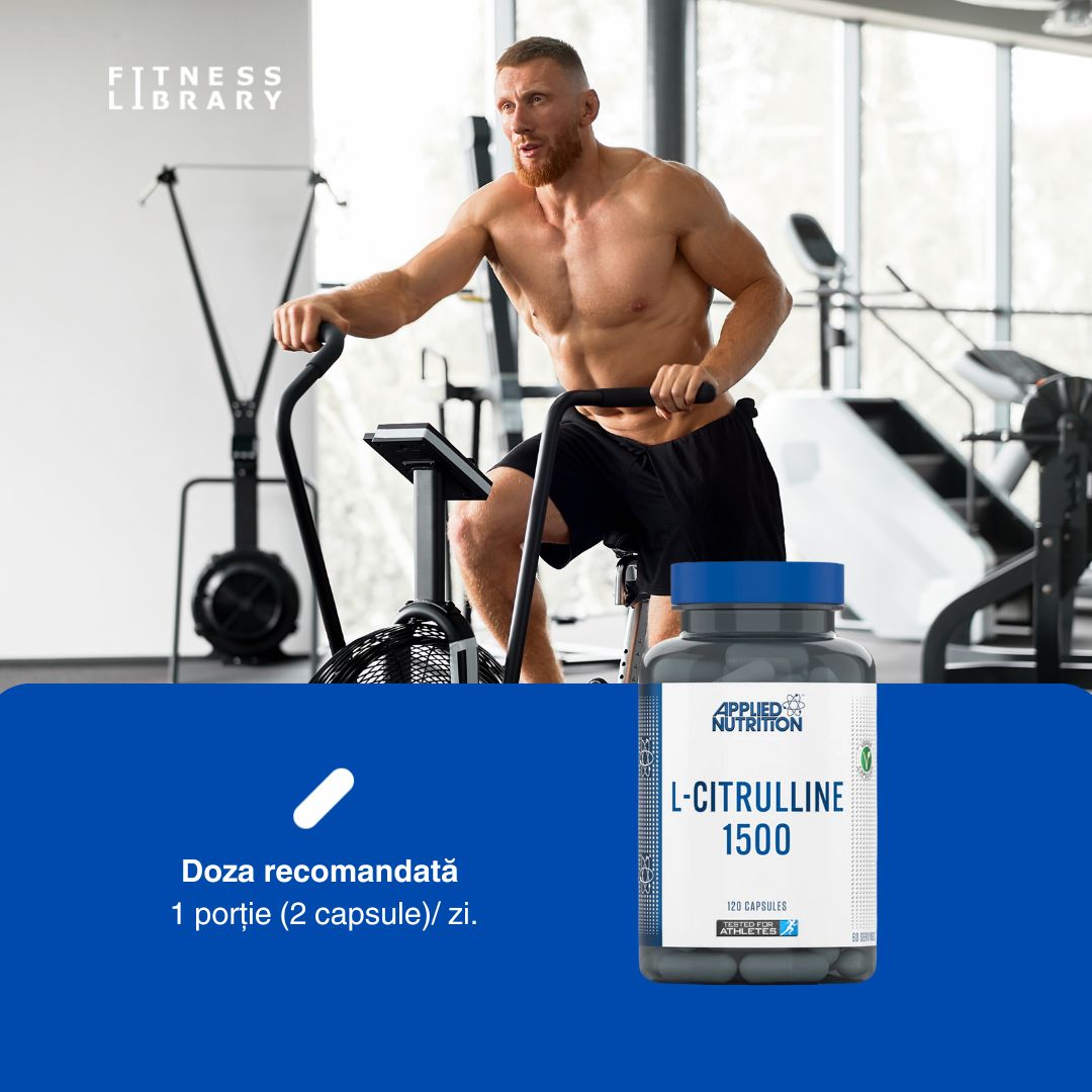 Performanță pură cu L-Citrulina 1500. Regenerare accelerată, vitalitate maximă.