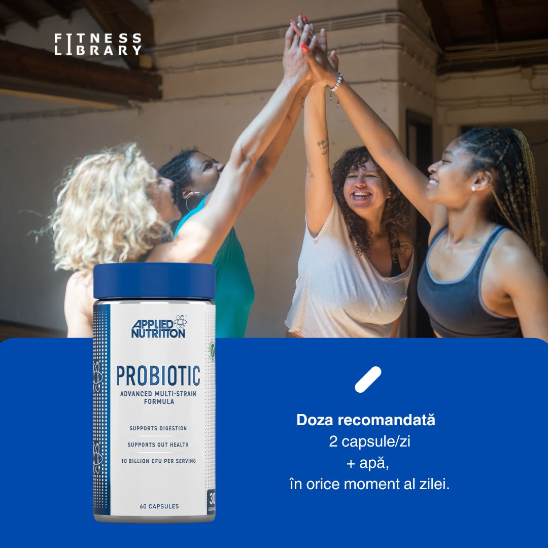 Probiotic Advanced: Digestie optimă, claritate mentală, imunitate puternică.