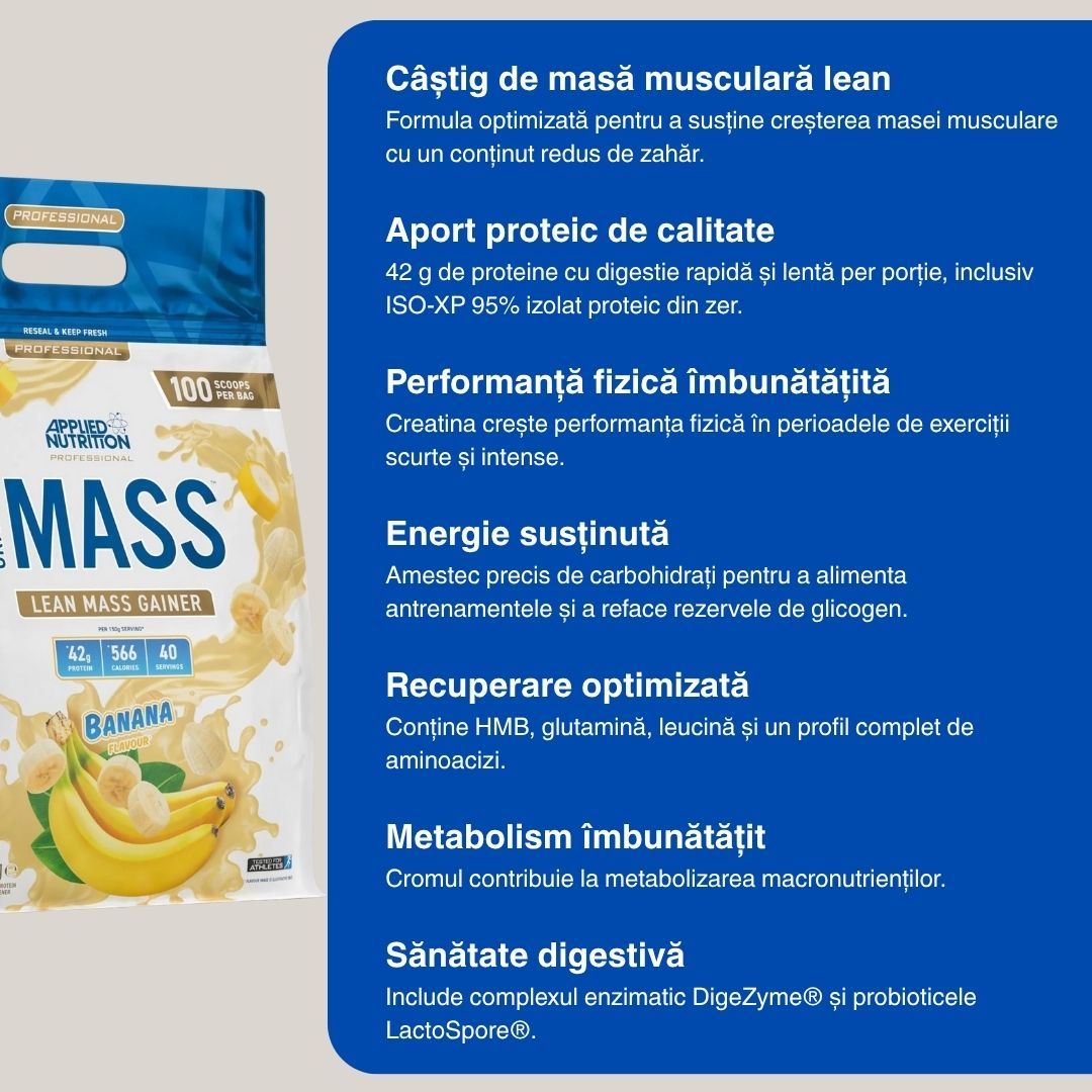 Performanță maximă cu Professional Critical Mass. Depășește-ți limitele!