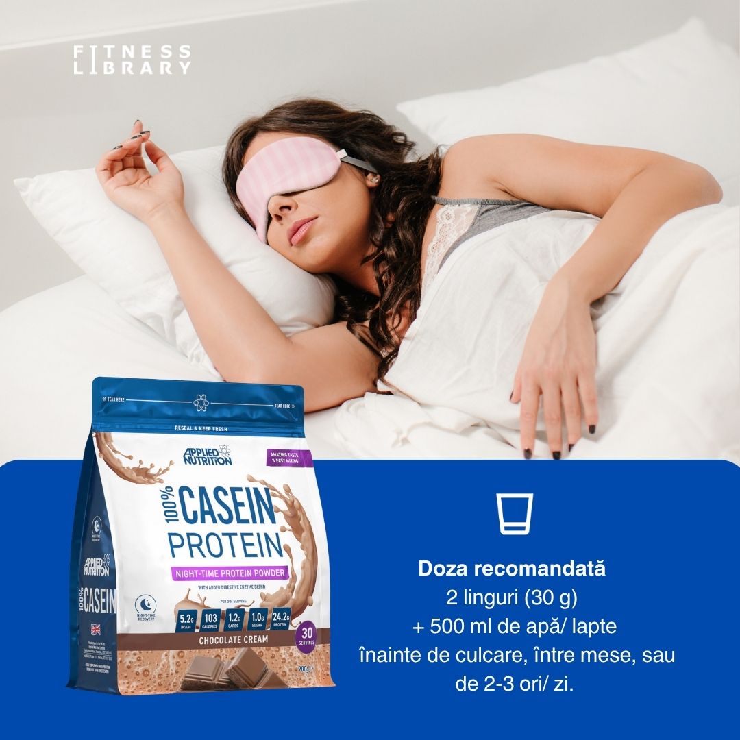 Caseină Micelară: Recuperare musculară și definire pe timpul nopții. Trezește-te revitalizat și mai aproape de silueta ideală.