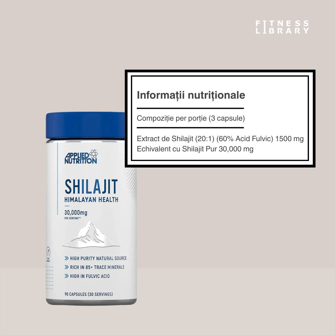 Shilajit Himalaya - 85+ minerale pentru vitalitate și claritate mentală.