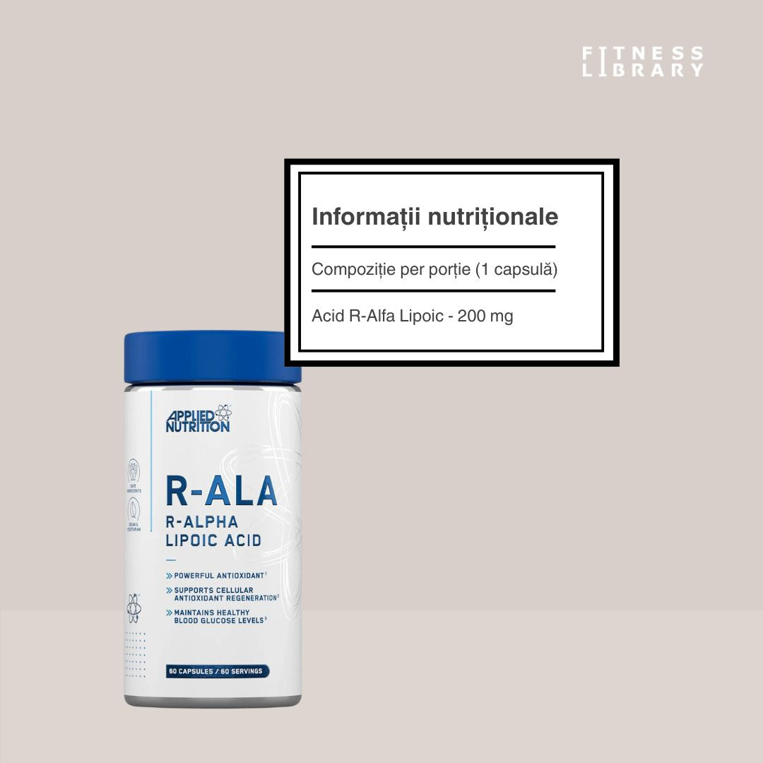R-ALA: Energie naturală pentru vitalitate și echilibru metabolic.