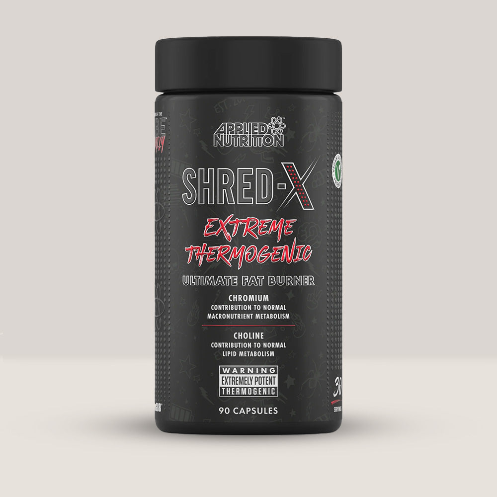 Imagine cu o cutie de Shred-H2O - Water Out Complex (90 capsule) de la APPLIED NUTRITION, un supliment diuretic pentru eliminarea excesului de apă.