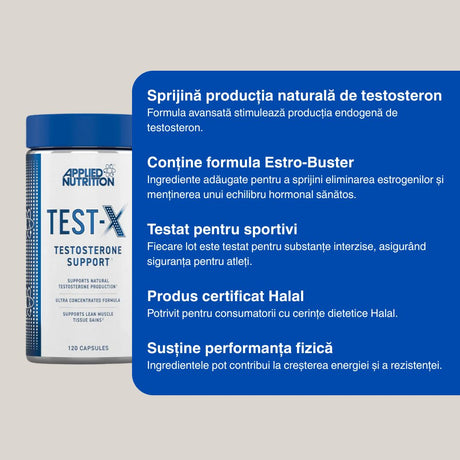 Performanță amplificată. Echilibru hormonal cu TEST X.