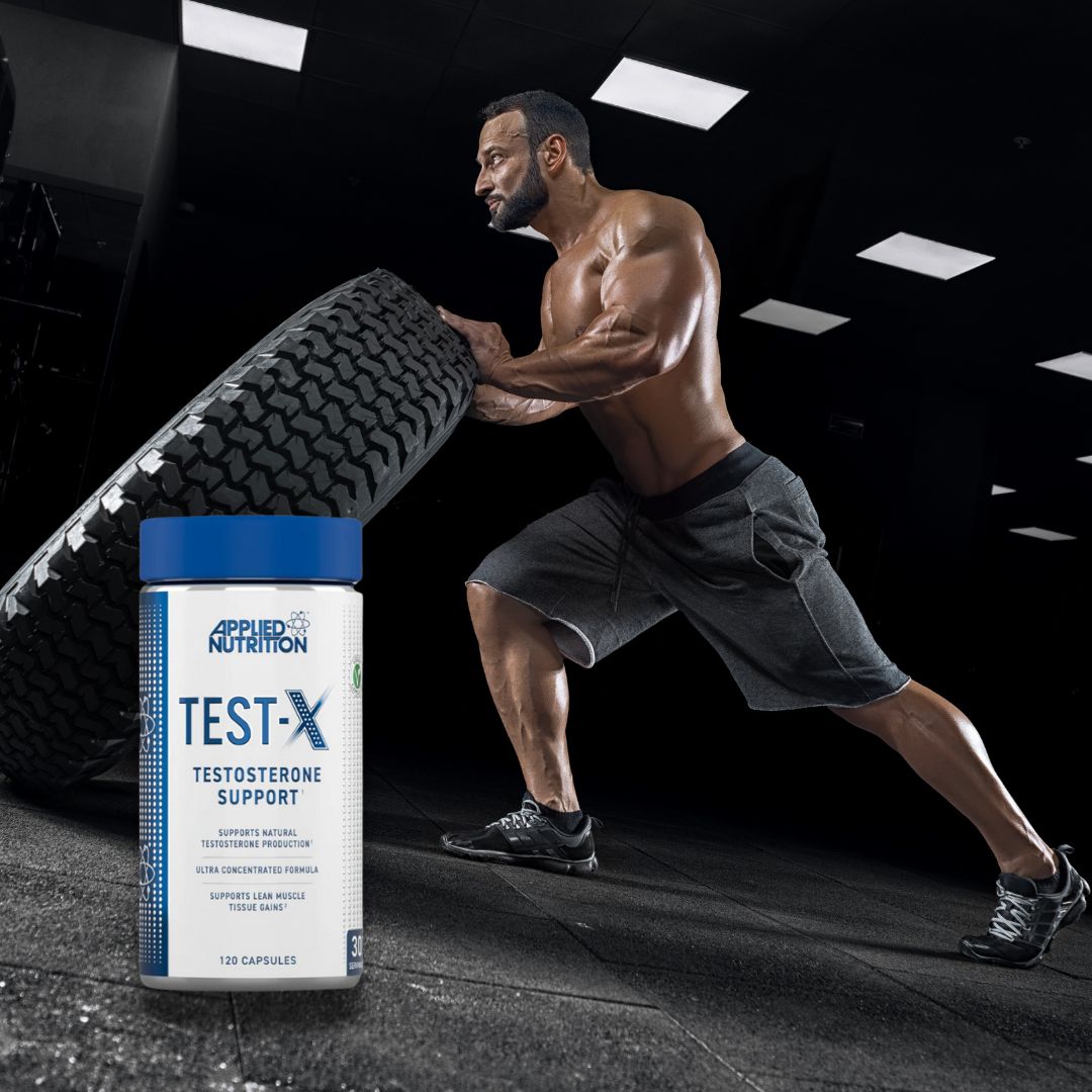 Performanță de vârf cu TEST X. Optimizare hormonală și energie amplificată.