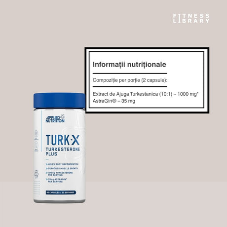 Eliberează-ți puterea cu TURK-X. (Imagine: Informații nutriționale)