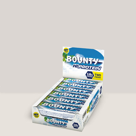 Cutie de 12 batoane proteice Bounty High Protein Bar de la MARS PROTEIN, 52g per baton.