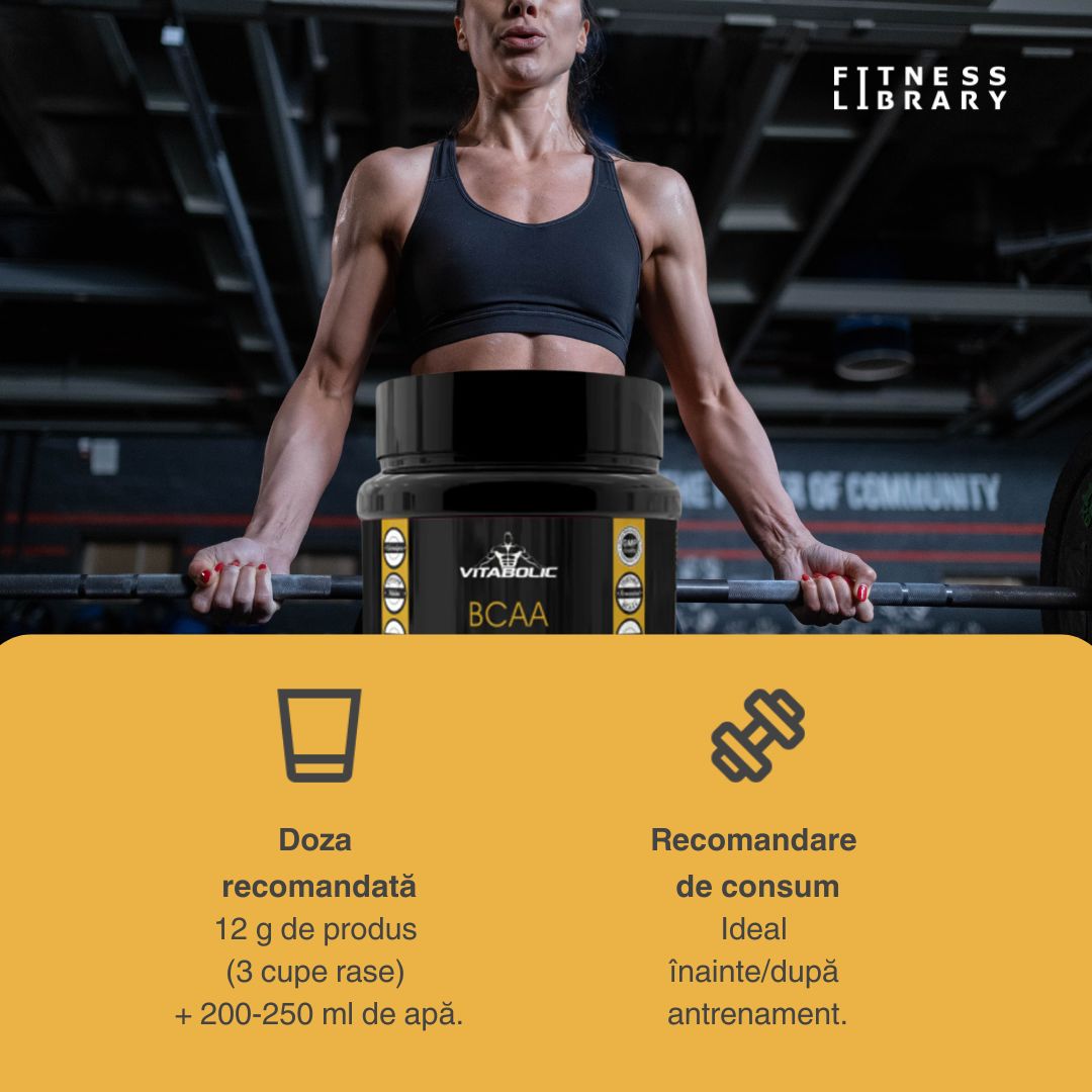 BCAA Vitabolic: Hidratare, recuperare rapidă, anduranță maximă. Performanță de vârf!