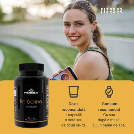 Berberine-1000 Chromium: Echilibru interior, vitalitate și stare de bine.