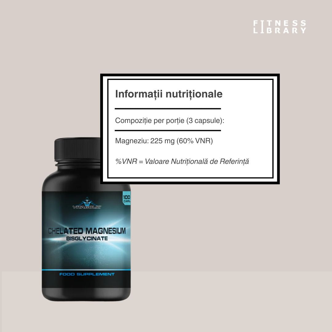 Magneziu VITABOLIC: Relaxare profundă, somn odihnitor, stare de bine.