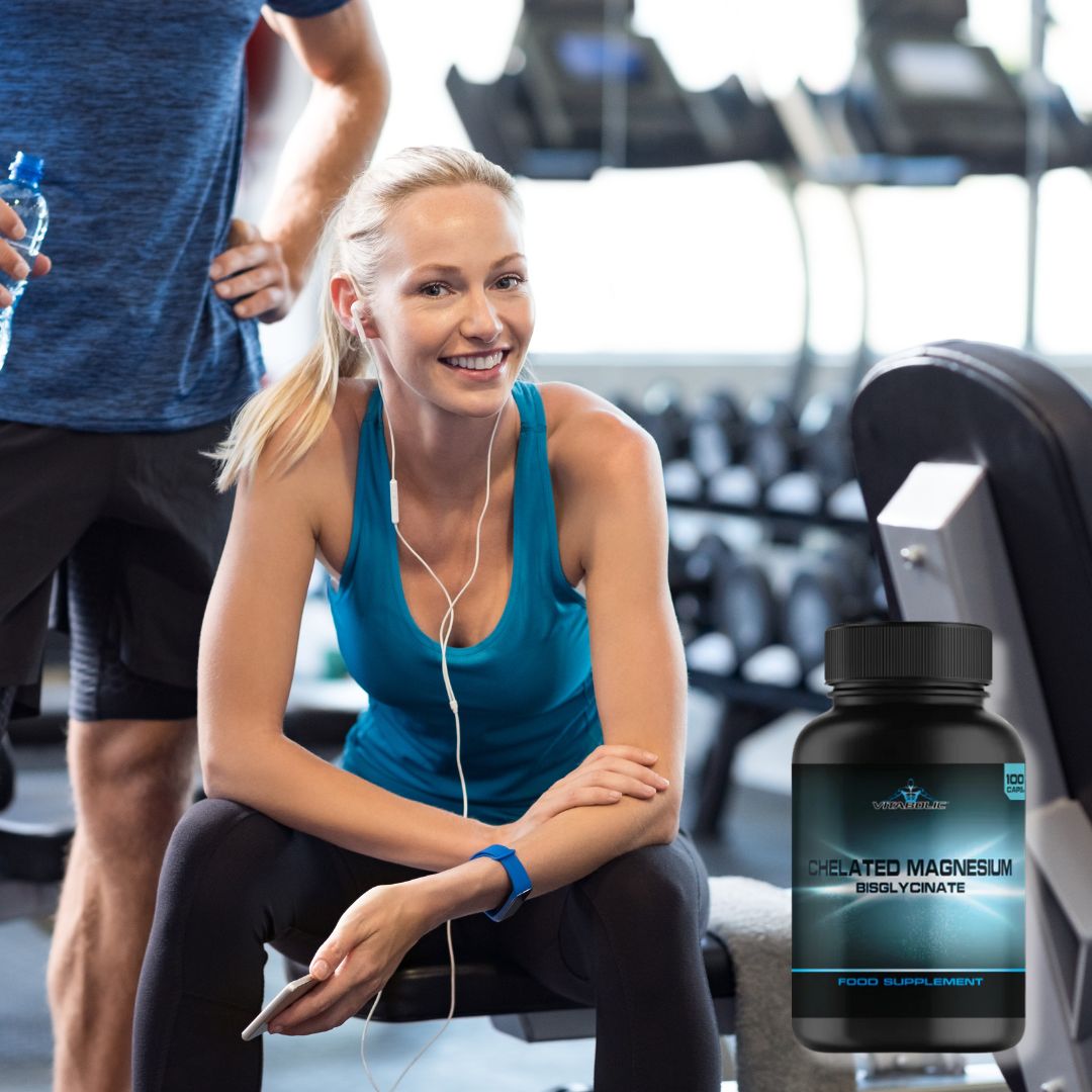 Magneziu Bisglicinat VITABOLIC: Relaxare profundă, somn odihnitor, stare de bine revitalizantă.