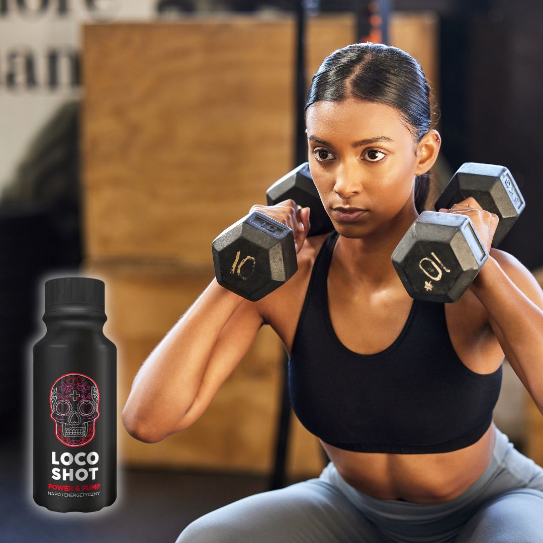 Energie și concentrare maximă pentru performanță supremă. LOCO Power & Pump Shot.