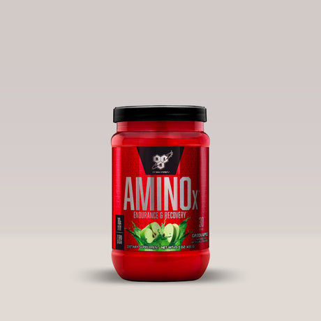 Amino X BSN: Recuperare rapidă, performanță amplificată. Aromă măr verde. Pregătește-te pentru următoarea provocare!