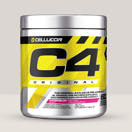 Imagine cu suplimentul pre-workout Cellucor C4, 390g, 60 de serviri. Watermelon aroma.