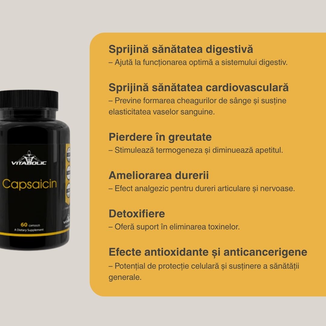 Siluetă ideală cu Capsaicina Axivite. Energie revitalizantă, încredere absolută.