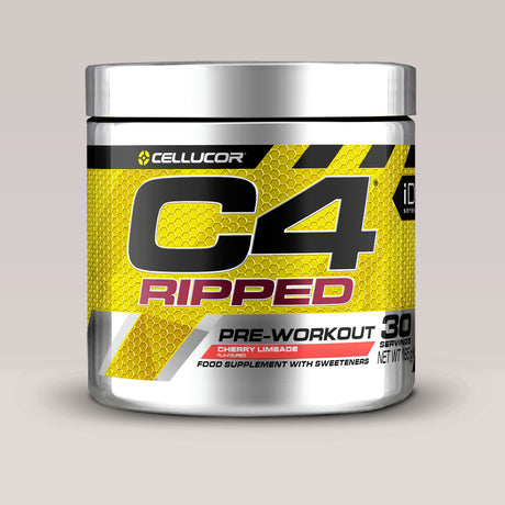 Energie explozivă și ardere precisă a grăsimilor cu C4 Ripped Cherry Limeade. Antrenamente intense, fizic definit.