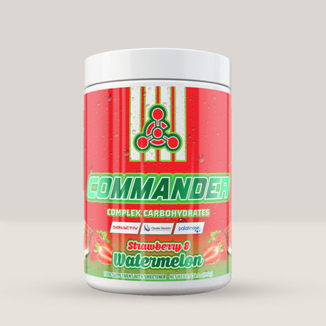 Imagine cu suplimentul Commander Complex Carbohydrates de la Chemical Warfare, 990g, 30 de serviri. Strawberry watermelon aroma.