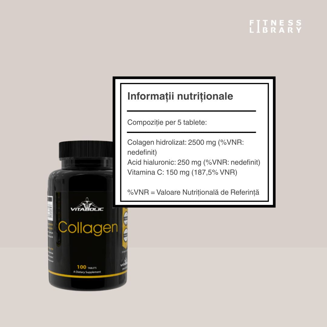 Colagen Complex Vitabolic: Piele radiantă și elastică, pentru o frumusețe atemporală.