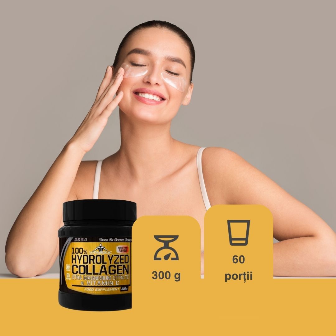 Colagen VITABOLIC: Articulații suple, piele elastică, păr și unghii puternice. Trăiește din plin!
