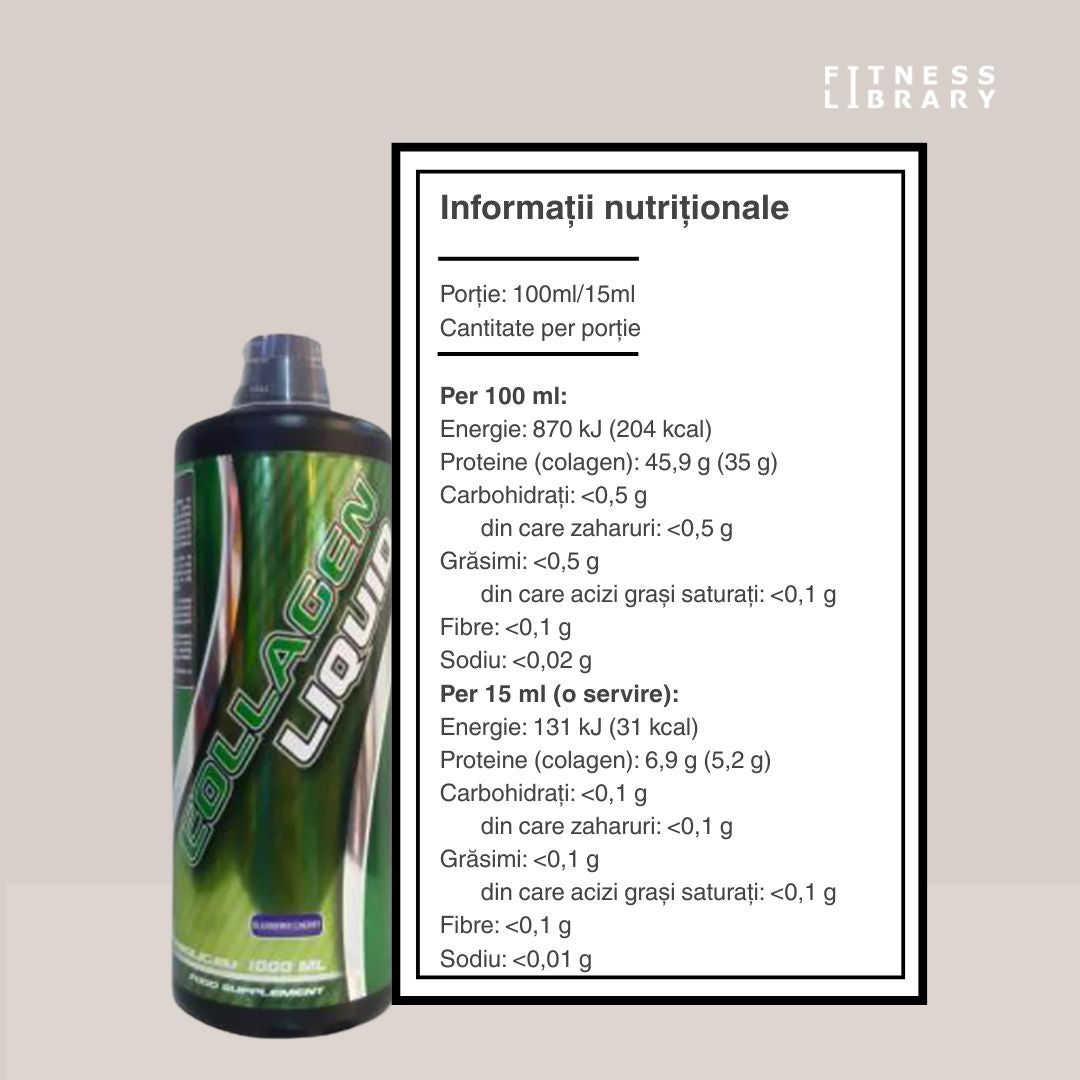 Colagen Lichid Vitabolic: piele, păr, unghii și articulații sănătoase pentru o viață activă.