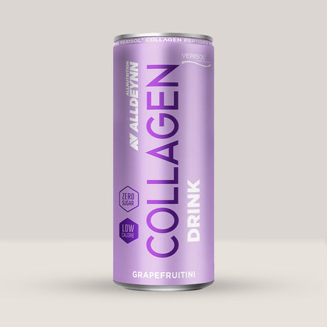 Sticlă de Collagen Drink de la Alldeynn, băutură cu colagen marin VERISOL® pentru piele, păr și unghii, 330ml.