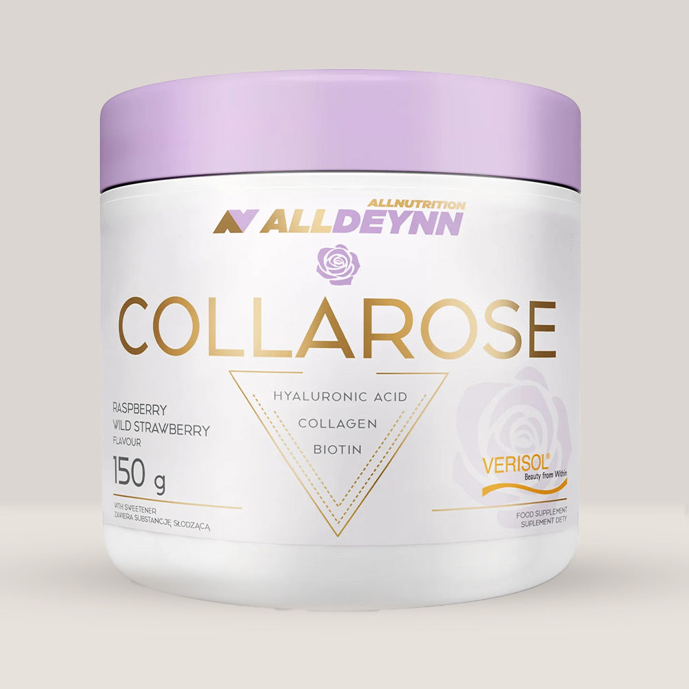 Cutie de Collarose de la Alldeynn, supliment cu colagen VERISOL® pentru piele, păr și unghii, 150g.